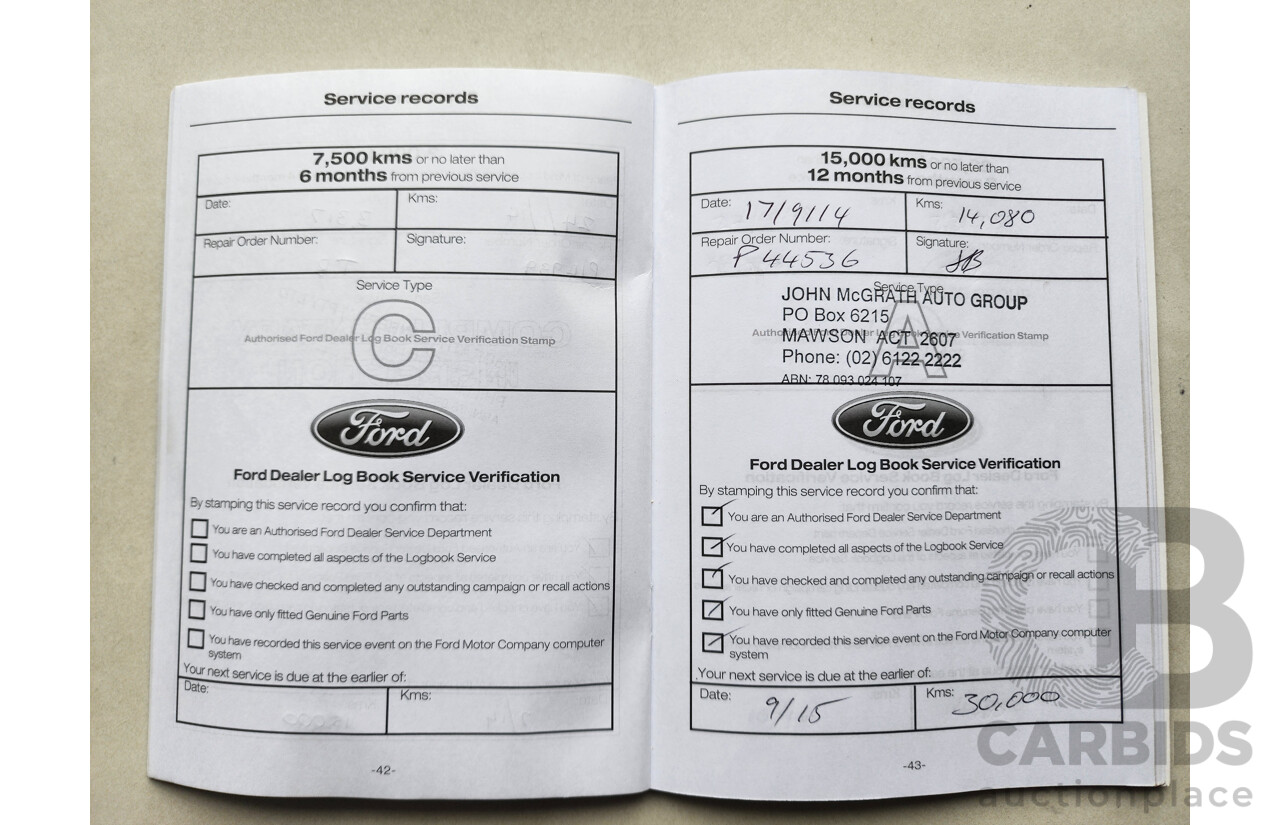 7/2013 Ford Focus Trend LW MK2 5d Hatchback Grey 2.0L