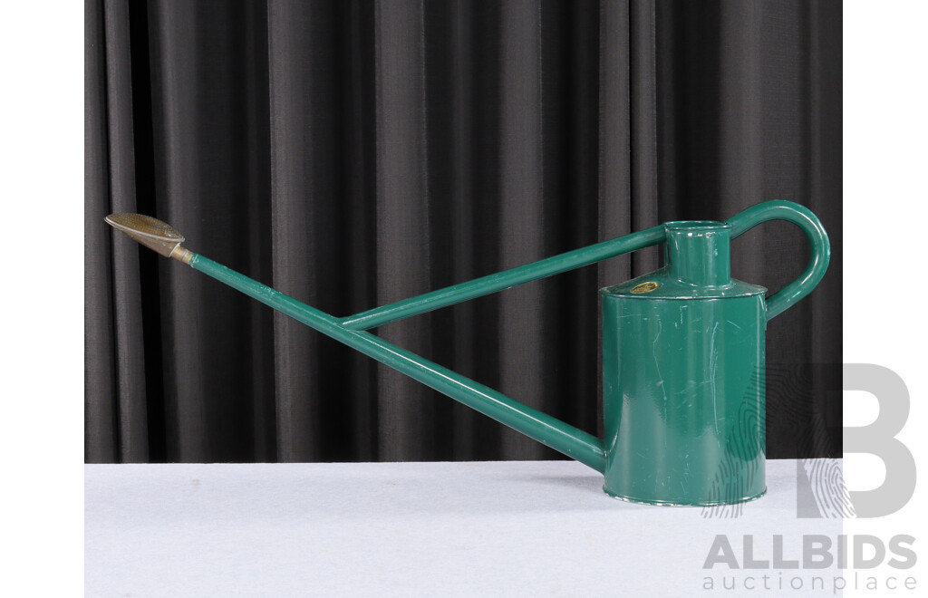 Painted Galvanised Watering Can by Haws, England