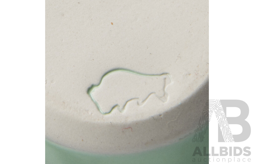 Collection Three Local Studio Pottery Vases by Bison, Canberra