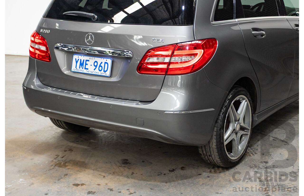 05/2014 Mercedes-Benz B200 CDI 246 MY14 5D Hatchback Mountain Grey Turbo Diesel 1.8L