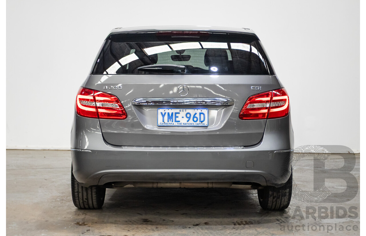 05/2014 Mercedes-Benz B200 CDI 246 MY14 5D Hatchback Mountain Grey Turbo Diesel 1.8L