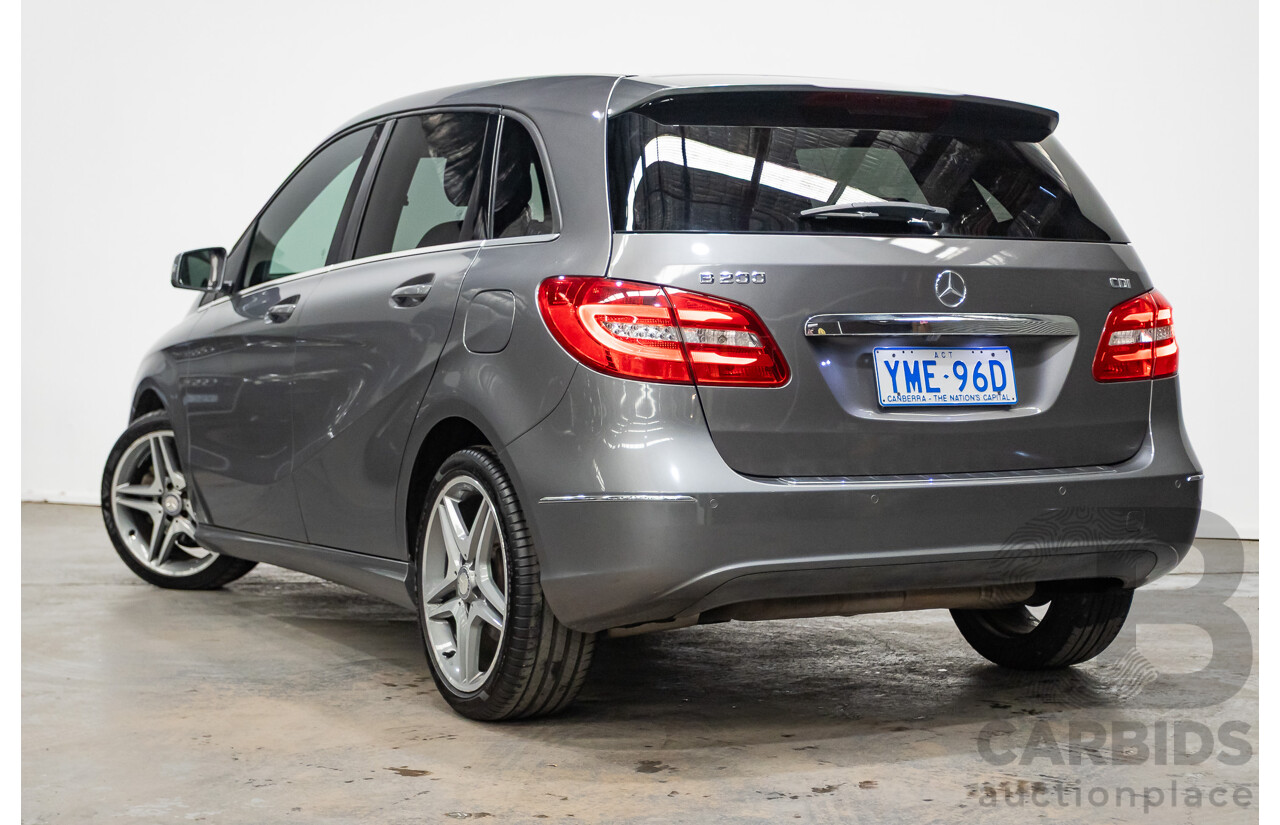 05/2014 Mercedes-Benz B200 CDI 246 MY14 5D Hatchback Mountain Grey Turbo Diesel 1.8L