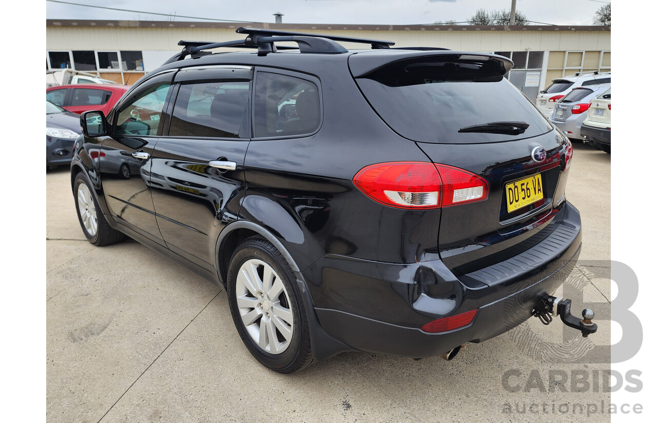 10/2008 Subaru Tribeca 3.6R Premium (7 Seat) MY08 4d Wagon Black 3.6L