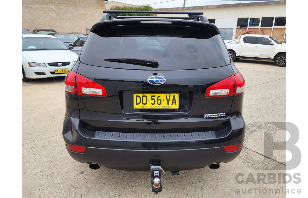 10/2008 Subaru Tribeca 3.6R Premium (7 Seat) MY08 4d Wagon Black 3.6L