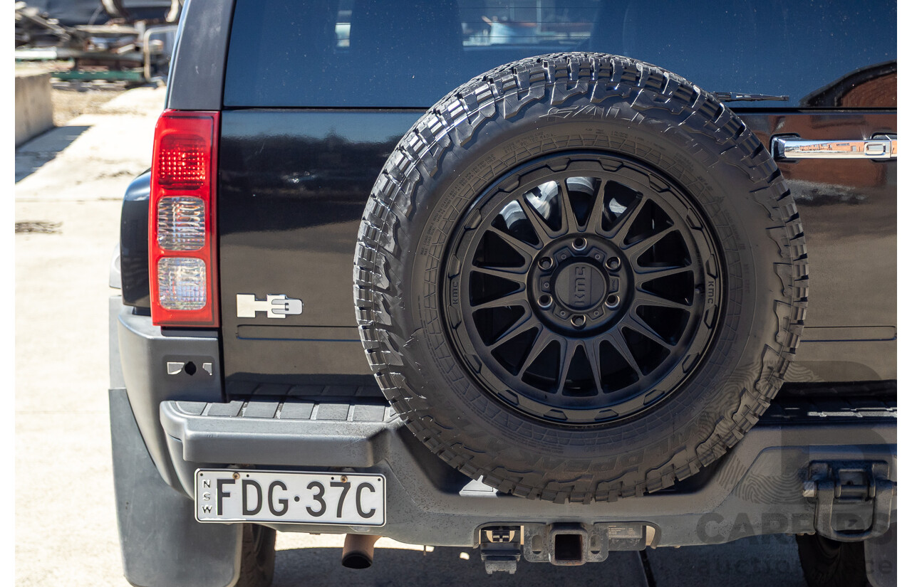 3/2009 Hummer H3 Luxury  4d Wagon Black 3.7L