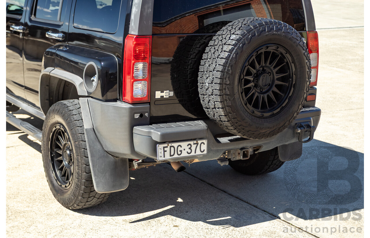 3/2009 Hummer H3 Luxury  4d Wagon Black 3.7L