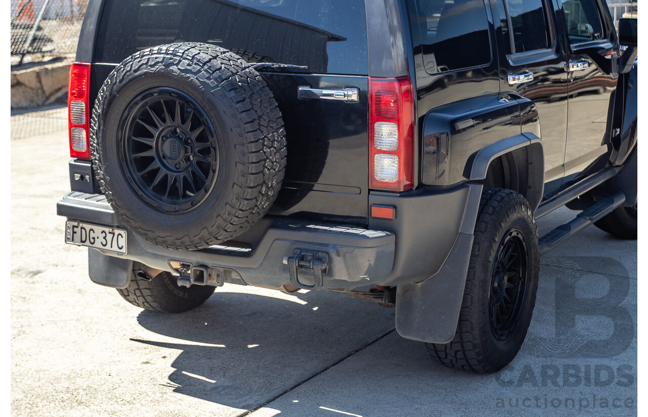 3/2009 Hummer H3 Luxury  4d Wagon Black 3.7L
