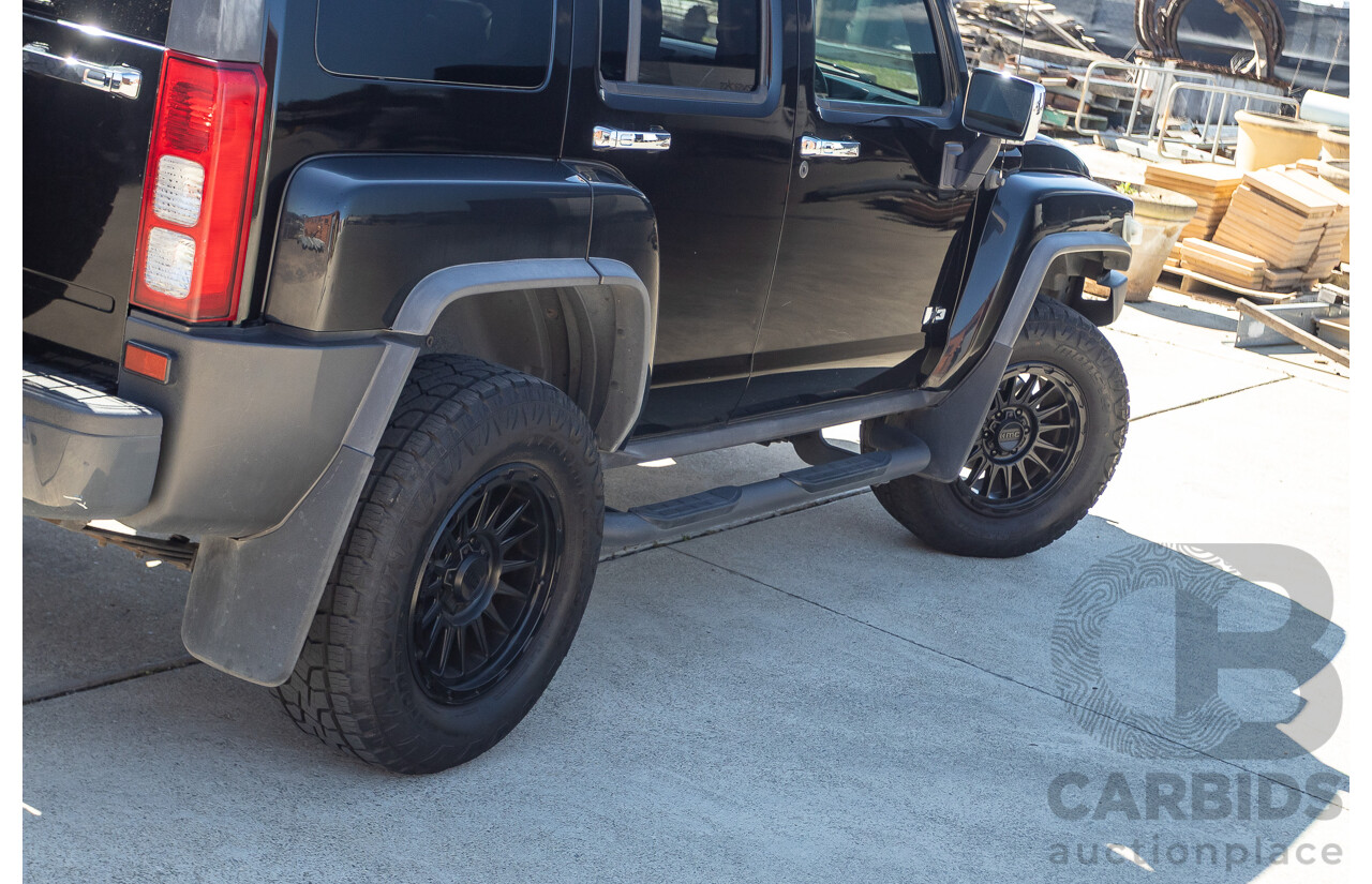3/2009 Hummer H3 Luxury  4d Wagon Black 3.7L