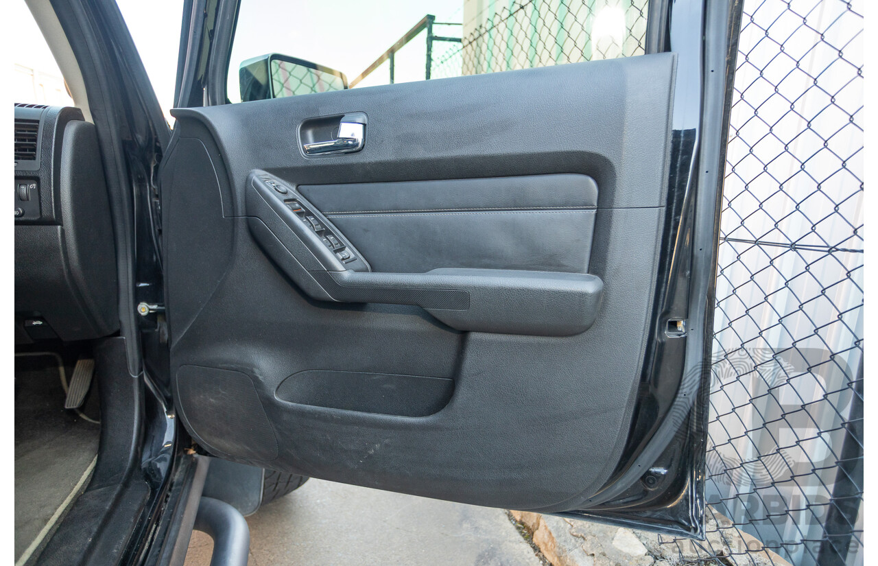3/2009 Hummer H3 Luxury  4d Wagon Black 3.7L