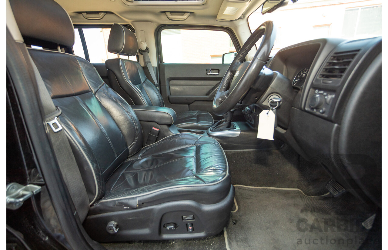 3/2009 Hummer H3 Luxury  4d Wagon Black 3.7L