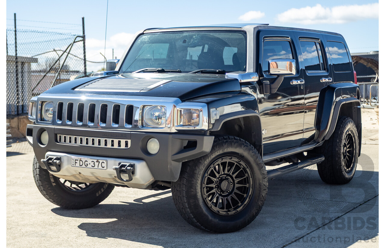 3/2009 Hummer H3 Luxury  4d Wagon Black 3.7L
