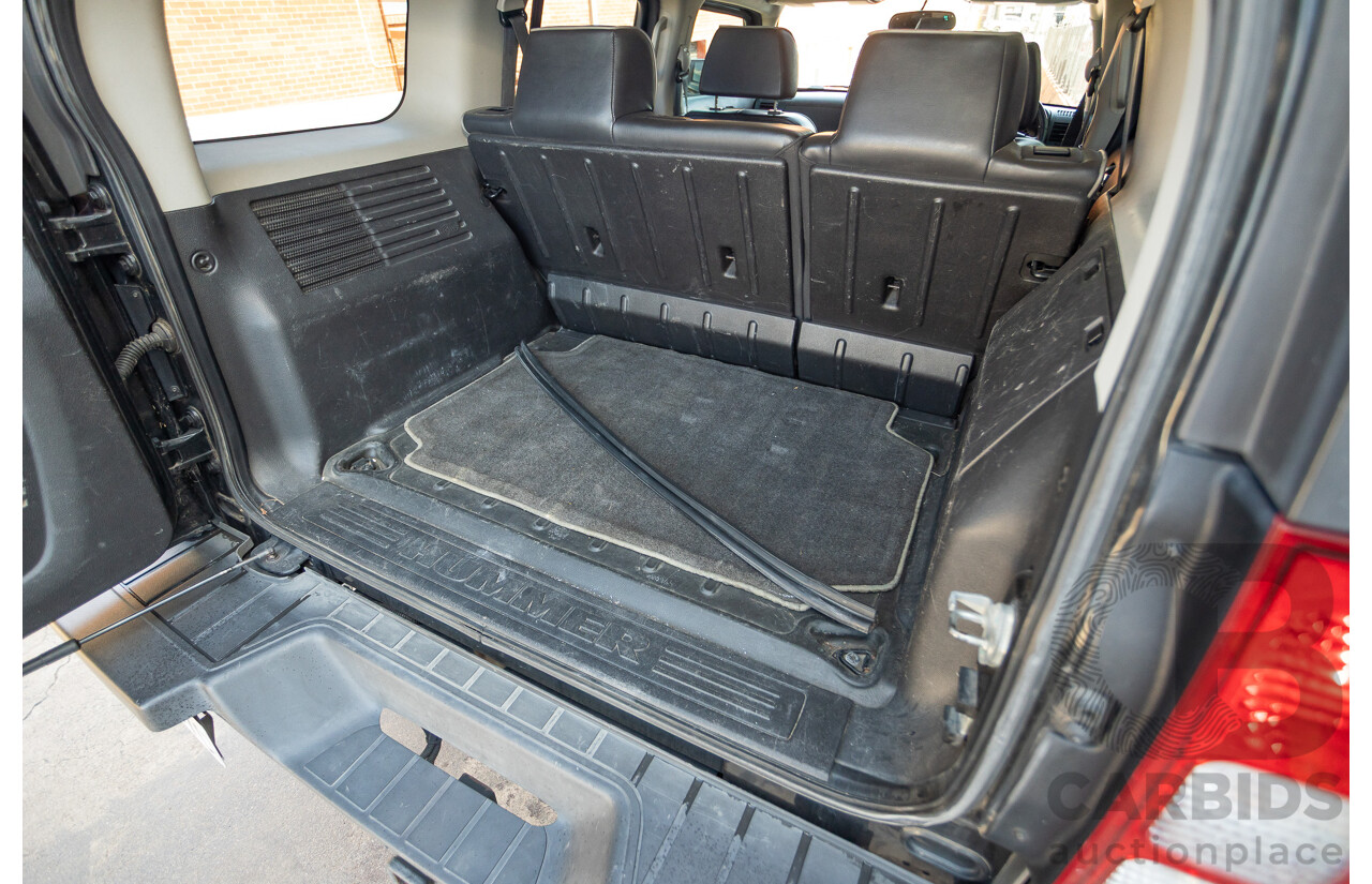 3/2009 Hummer H3 Luxury  4d Wagon Black 3.7L