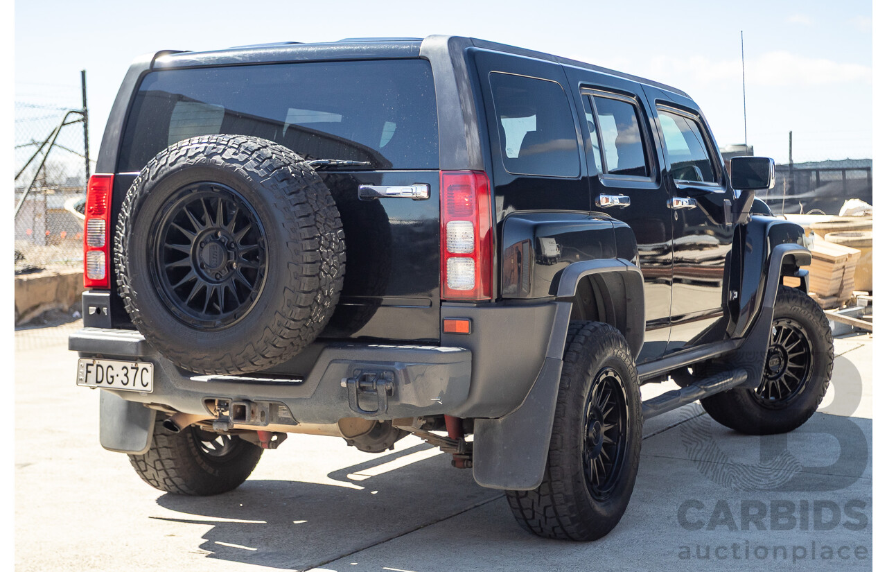 3/2009 Hummer H3 Luxury  4d Wagon Black 3.7L