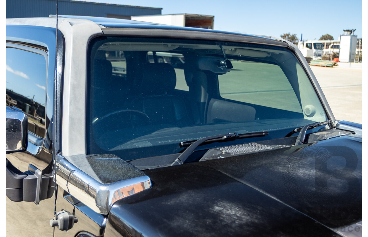 3/2009 Hummer H3 Luxury  4d Wagon Black 3.7L