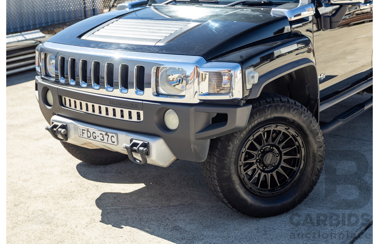 3/2009 Hummer H3 Luxury  4d Wagon Black 3.7L