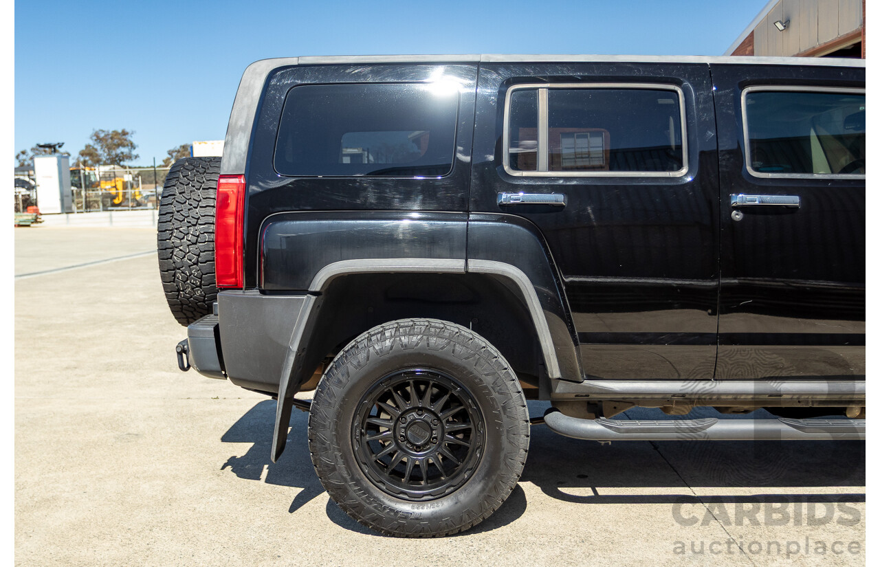 3/2009 Hummer H3 Luxury  4d Wagon Black 3.7L