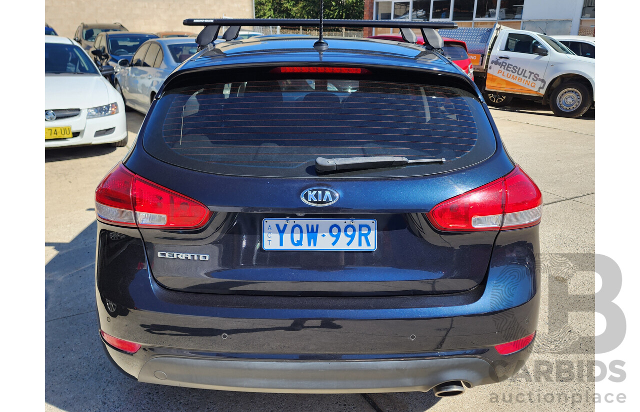 7/2018 Kia Cerato S YD MY18 5d Hatchback Blue 1.8L