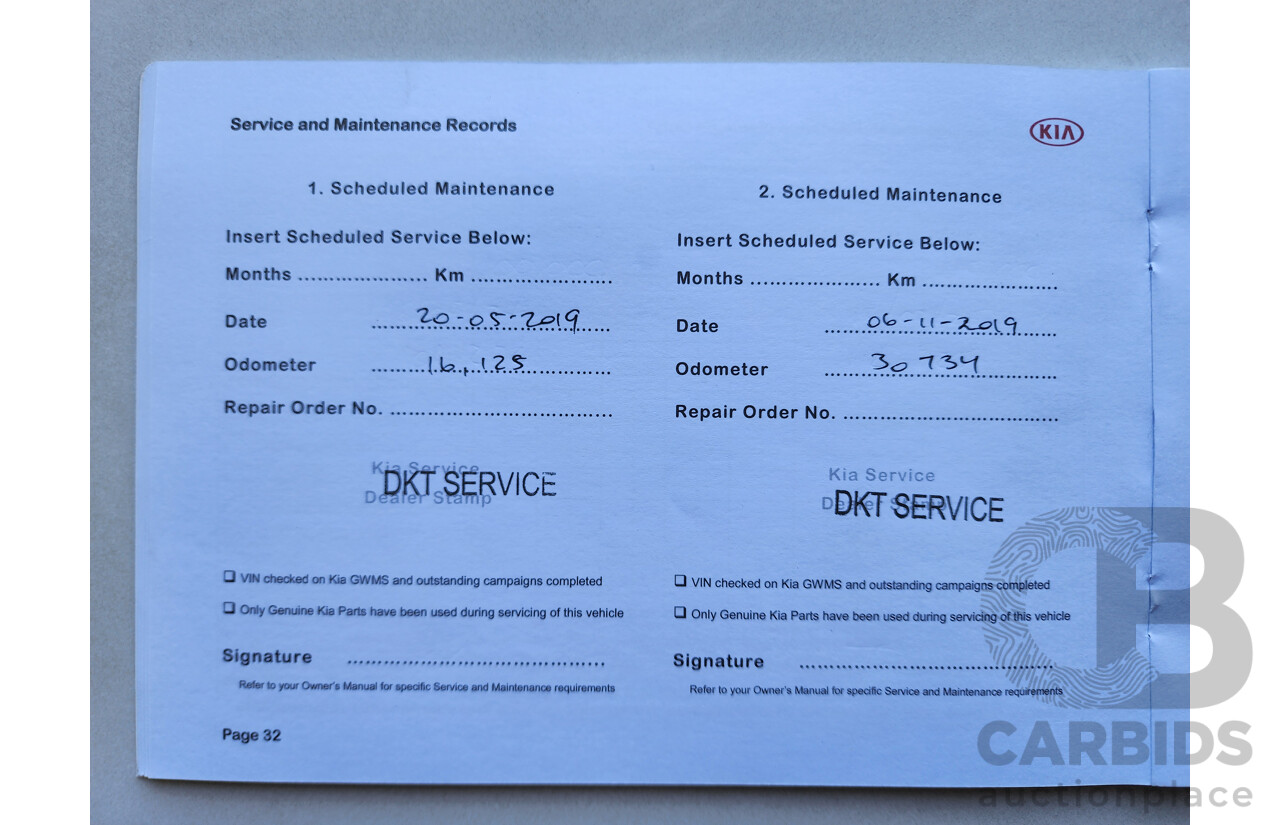 7/2018 Kia Cerato S YD MY18 5d Hatchback Blue 1.8L