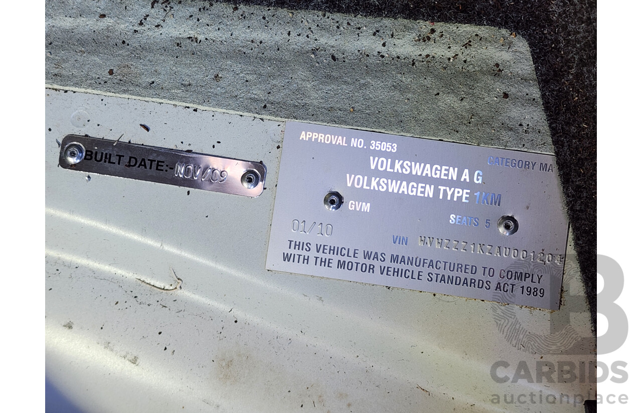 1/2010 Volkswagen Jetta 118 TSI 1KM MY10 4d Sedan White 1.4L