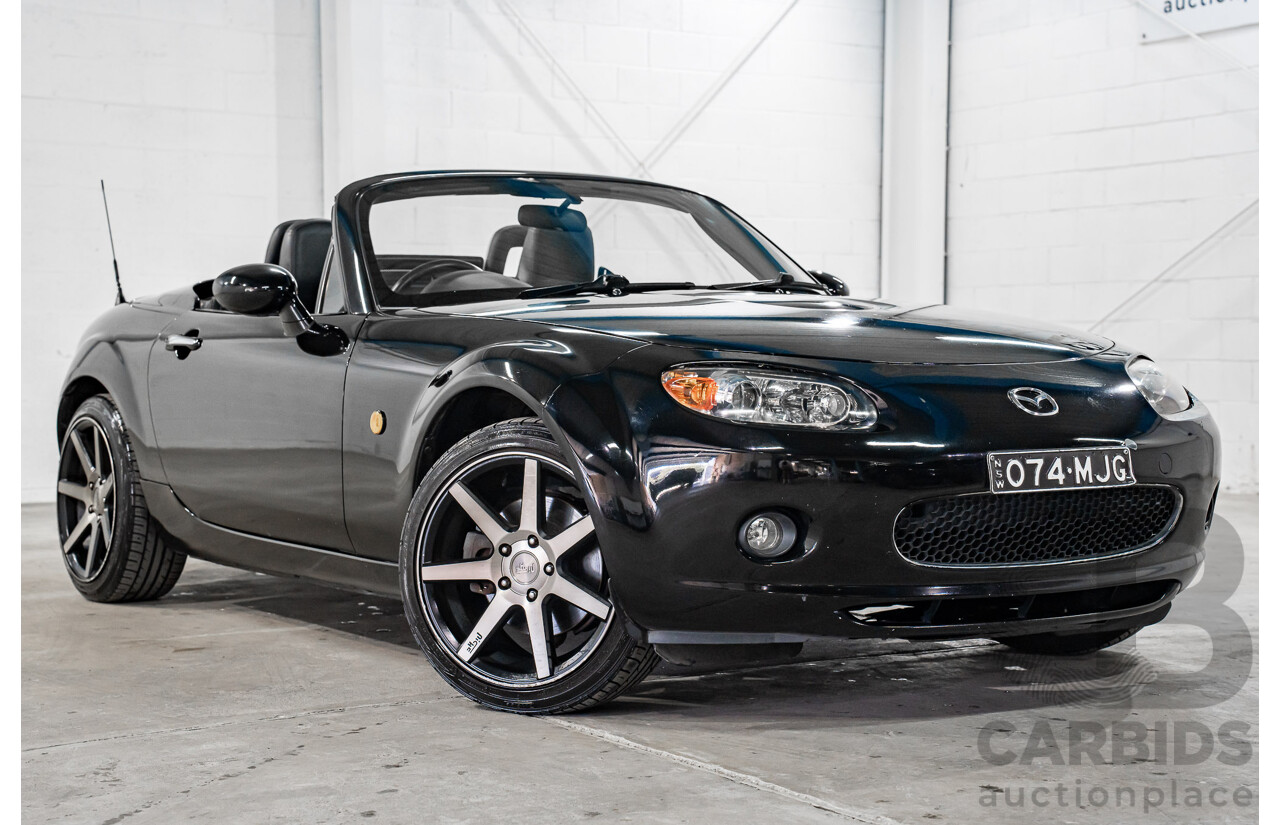 11/2007 Mazda MX-5 NC MY06.5 2d Hardtop Convertible Brilliant Black 2.0L