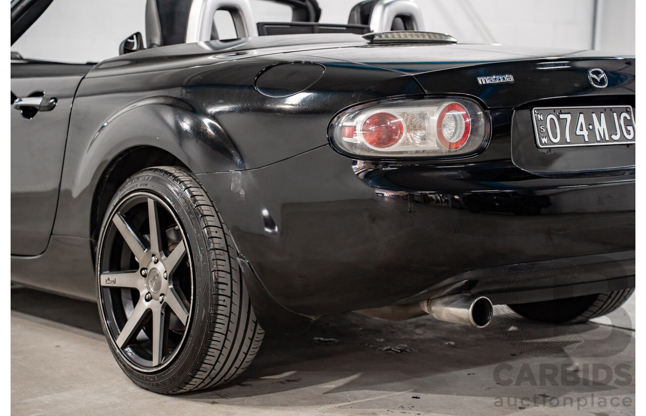 11/2007 Mazda MX-5 NC MY06.5 2d Hardtop Convertible Brilliant Black 2.0L