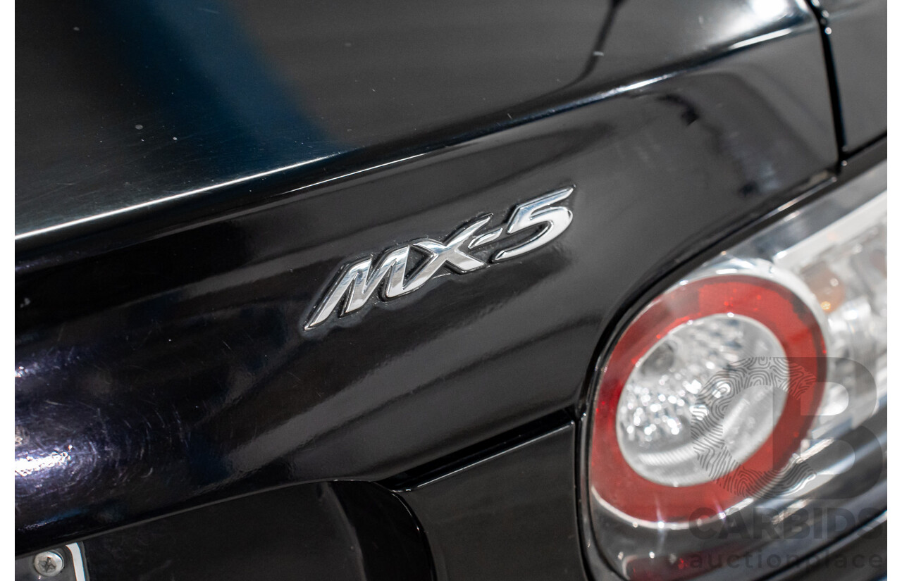 11/2007 Mazda MX-5 NC MY06.5 2d Hardtop Convertible Brilliant Black 2.0L