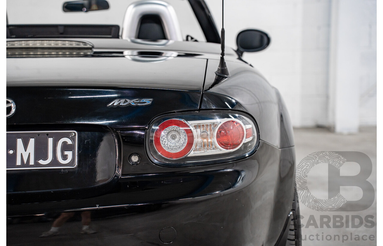 11/2007 Mazda MX-5 NC MY06.5 2d Hardtop Convertible Brilliant Black 2.0L