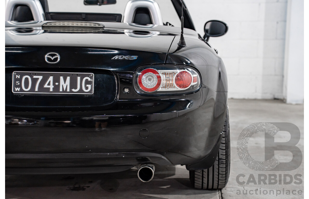 11/2007 Mazda MX-5 NC MY06.5 2d Hardtop Convertible Brilliant Black 2.0L