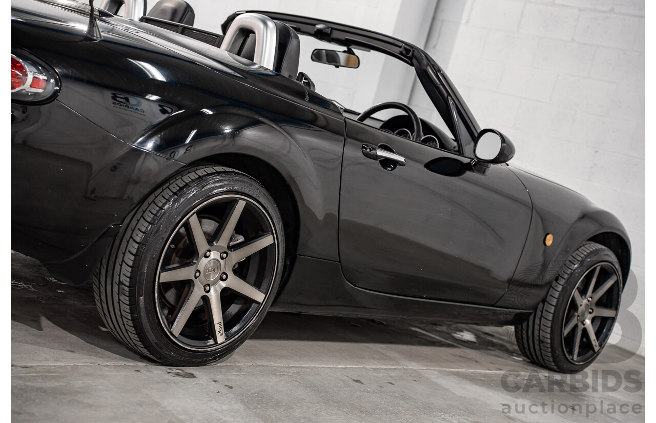 11/2007 Mazda MX-5 NC MY06.5 2d Hardtop Convertible Brilliant Black 2.0L