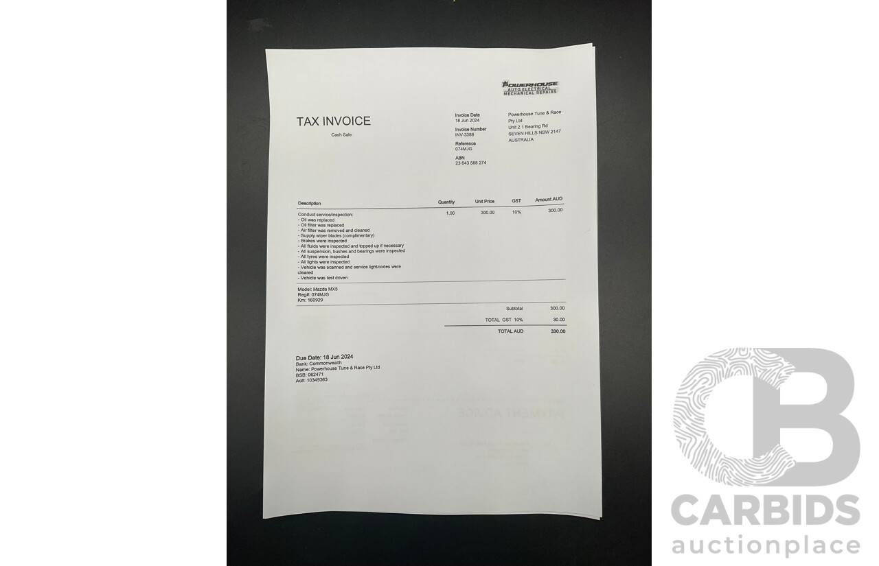11/2007 Mazda MX-5 NC MY06.5 2d Hardtop Convertible Brilliant Black 2.0L