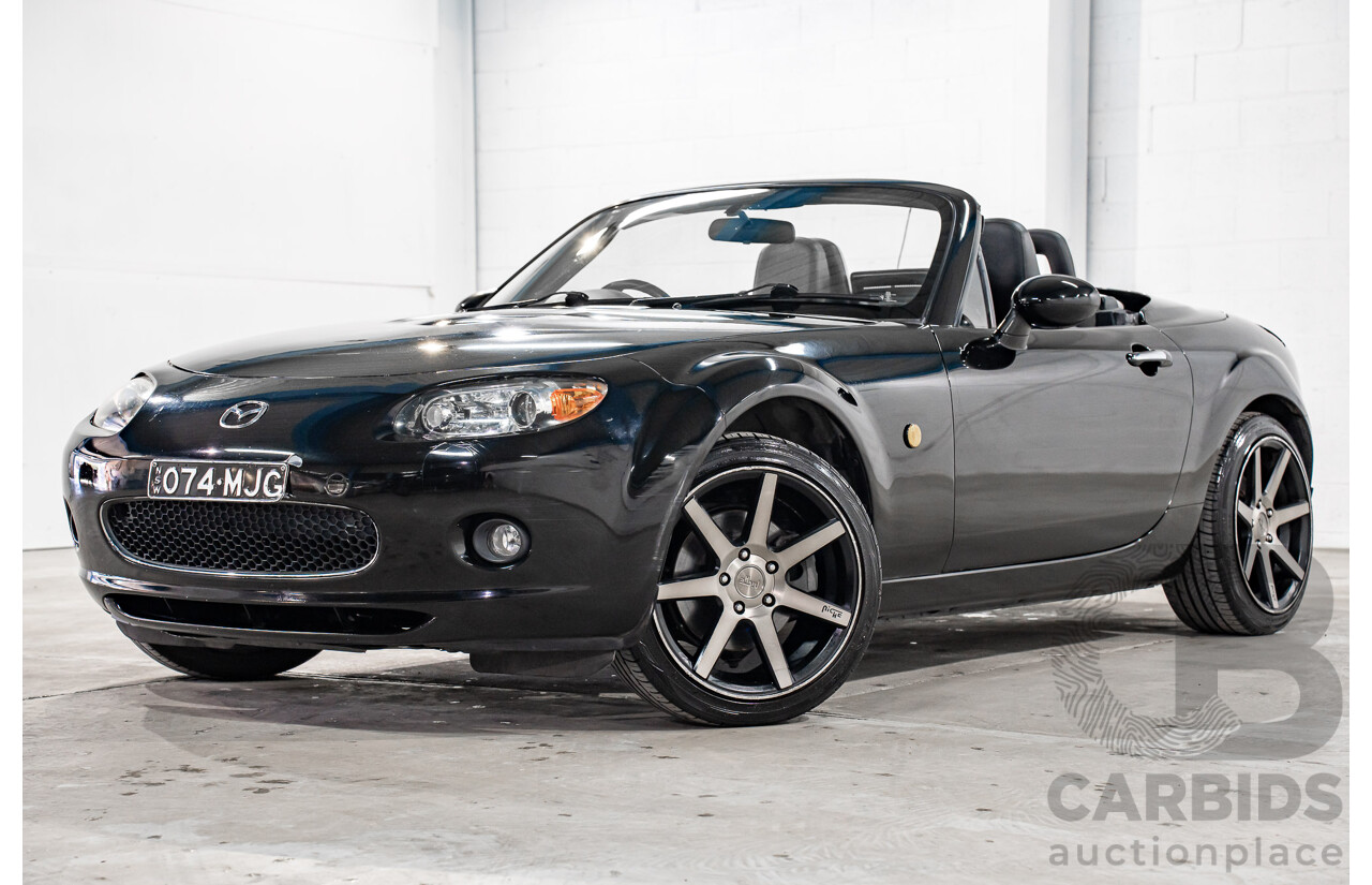 11/2007 Mazda MX-5 NC MY06.5 2d Hardtop Convertible Brilliant Black 2.0L