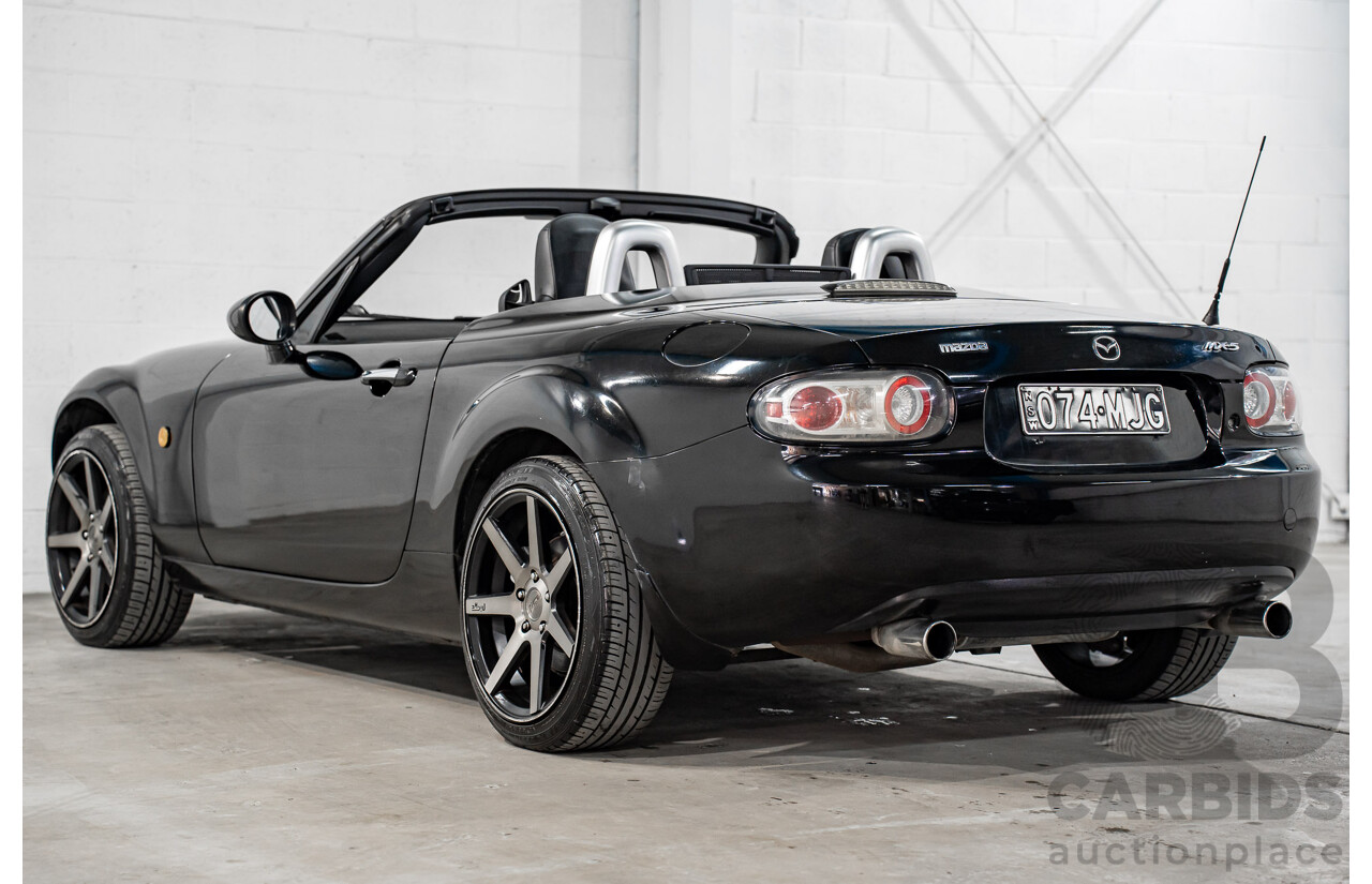 11/2007 Mazda MX-5 NC MY06.5 2d Hardtop Convertible Brilliant Black 2.0L