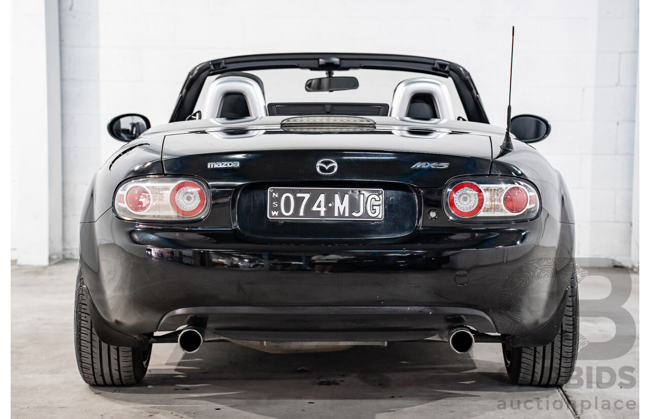 11/2007 Mazda MX-5 NC MY06.5 2d Hardtop Convertible Brilliant Black 2.0L