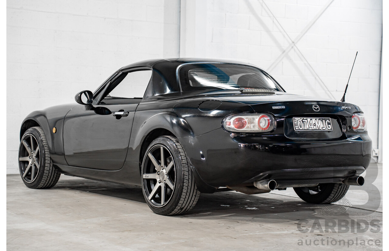 11/2007 Mazda MX-5 NC MY06.5 2d Hardtop Convertible Brilliant Black 2.0L