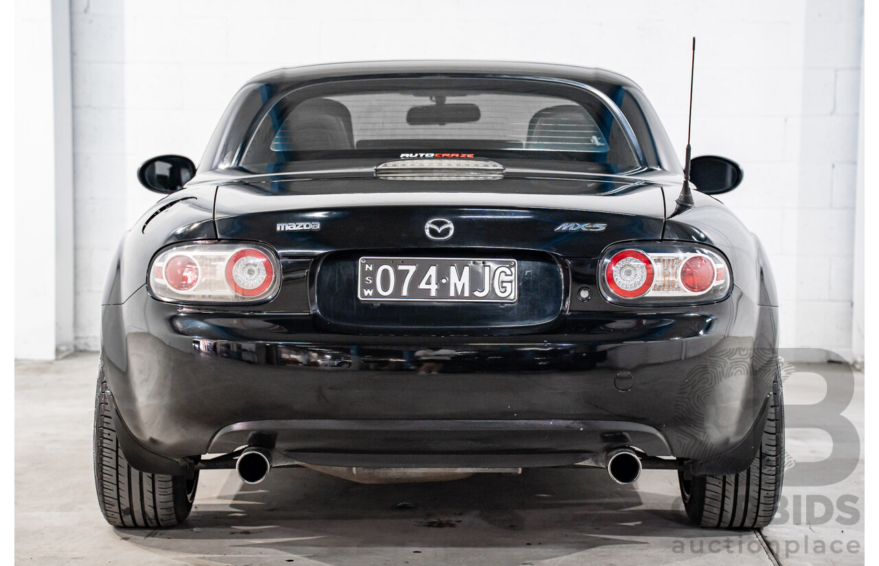 11/2007 Mazda MX-5 NC MY06.5 2d Hardtop Convertible Brilliant Black 2.0L