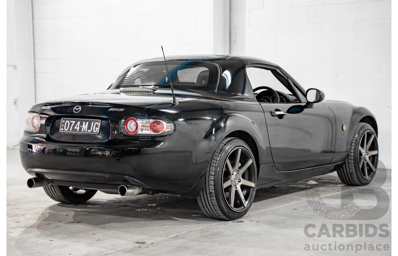 11/2007 Mazda MX-5 NC MY06.5 2d Hardtop Convertible Brilliant Black 2.0L