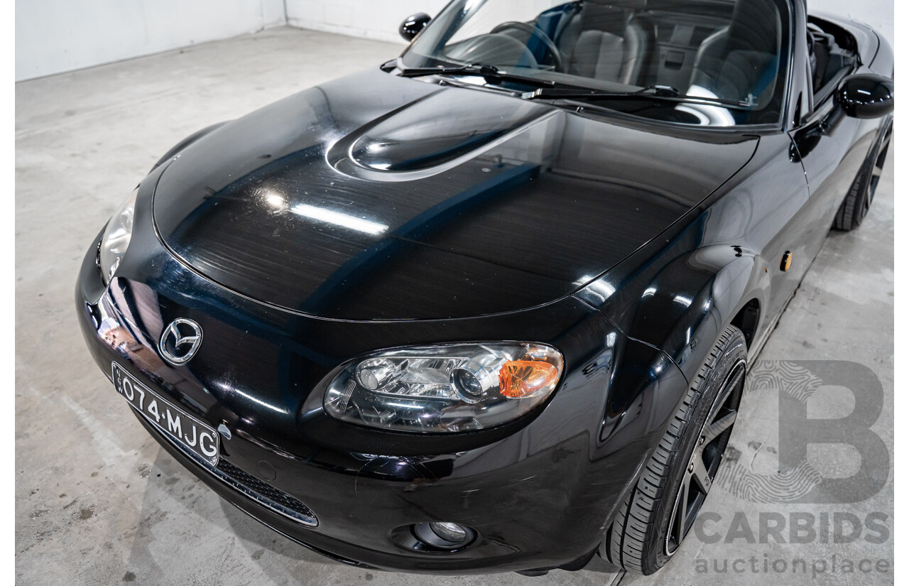11/2007 Mazda MX-5 NC MY06.5 2d Hardtop Convertible Brilliant Black 2.0L