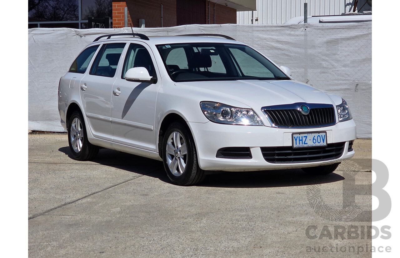 4/2012 Skoda Octavia 90 TSI 1Z MY12 4d Wagon White Turbo 1.4L