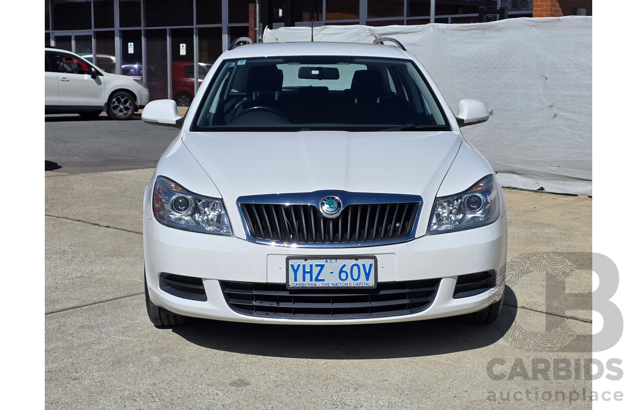 4/2012 Skoda Octavia 90 TSI 1Z MY12 4d Wagon White Turbo 1.4L