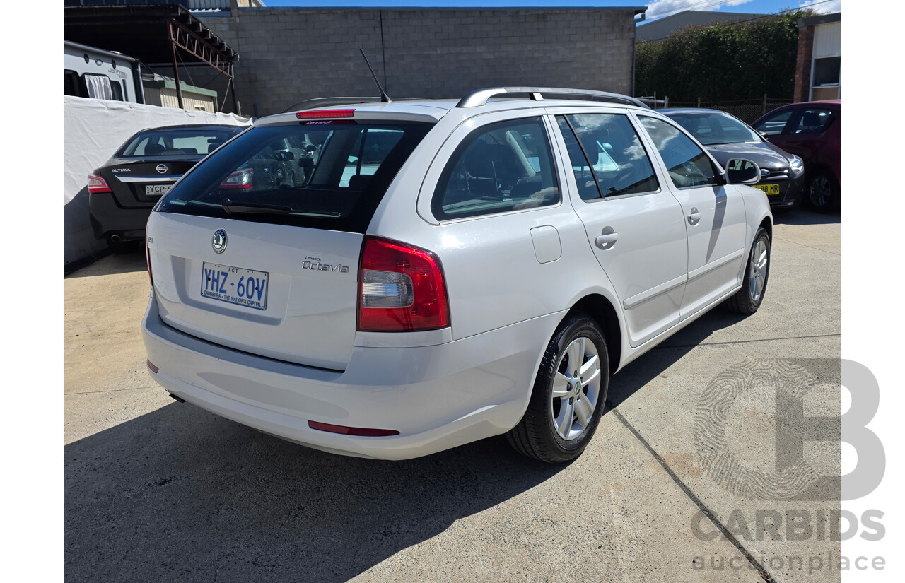 4/2012 Skoda Octavia 90 TSI 1Z MY12 4d Wagon White Turbo 1.4L