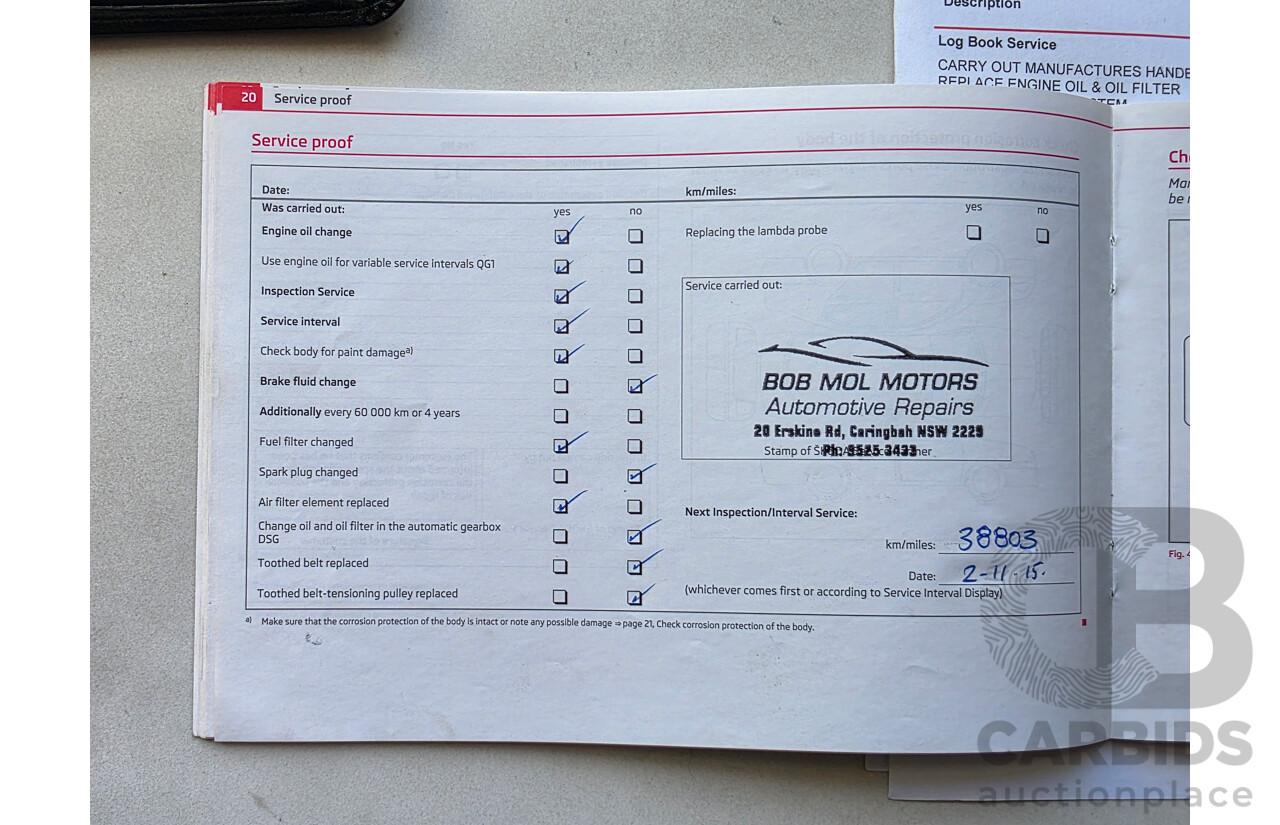 4/2012 Skoda Octavia 90 TSI 1Z MY12 4d Wagon White Turbo 1.4L