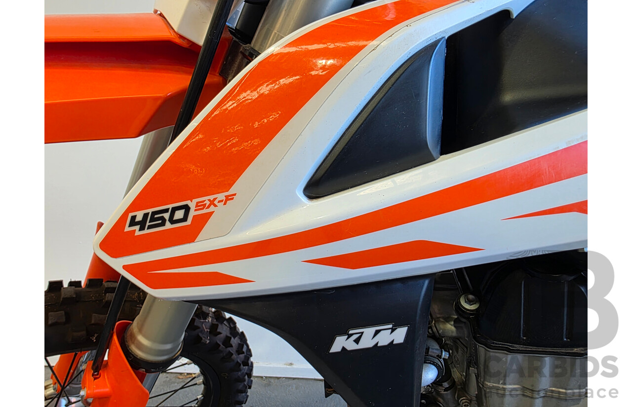 2017 KTM 450 SX-F Motocross 4 Stroke 5.5hours