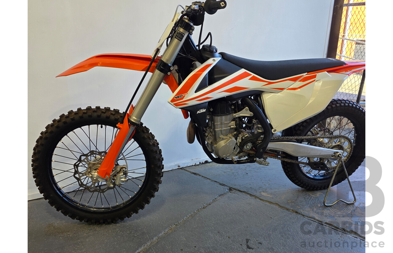 2017 KTM 450 SX-F Motocross 4 Stroke 5.5hours