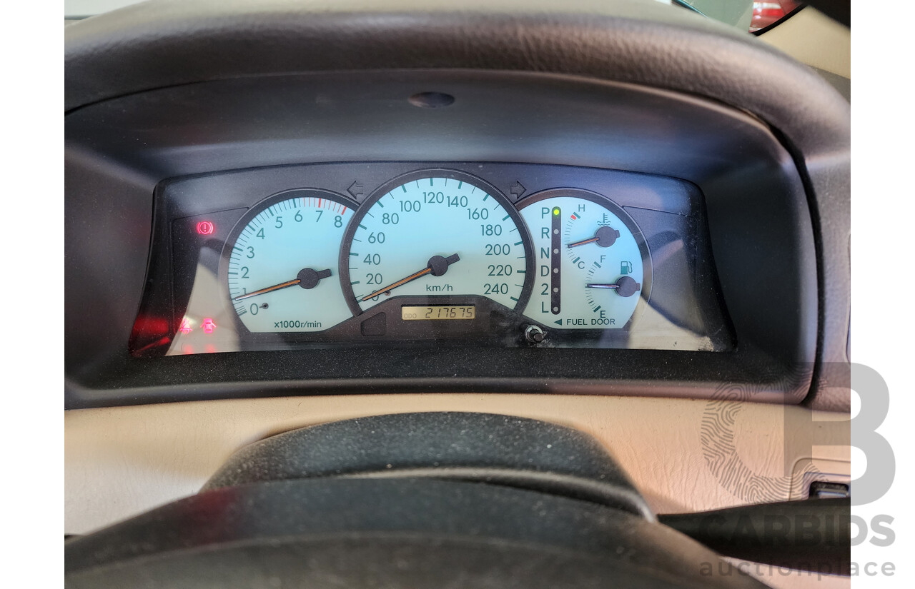 3/2002 Toyota Corolla Ascent ZZE122R 4d Sedan Green 1.8L