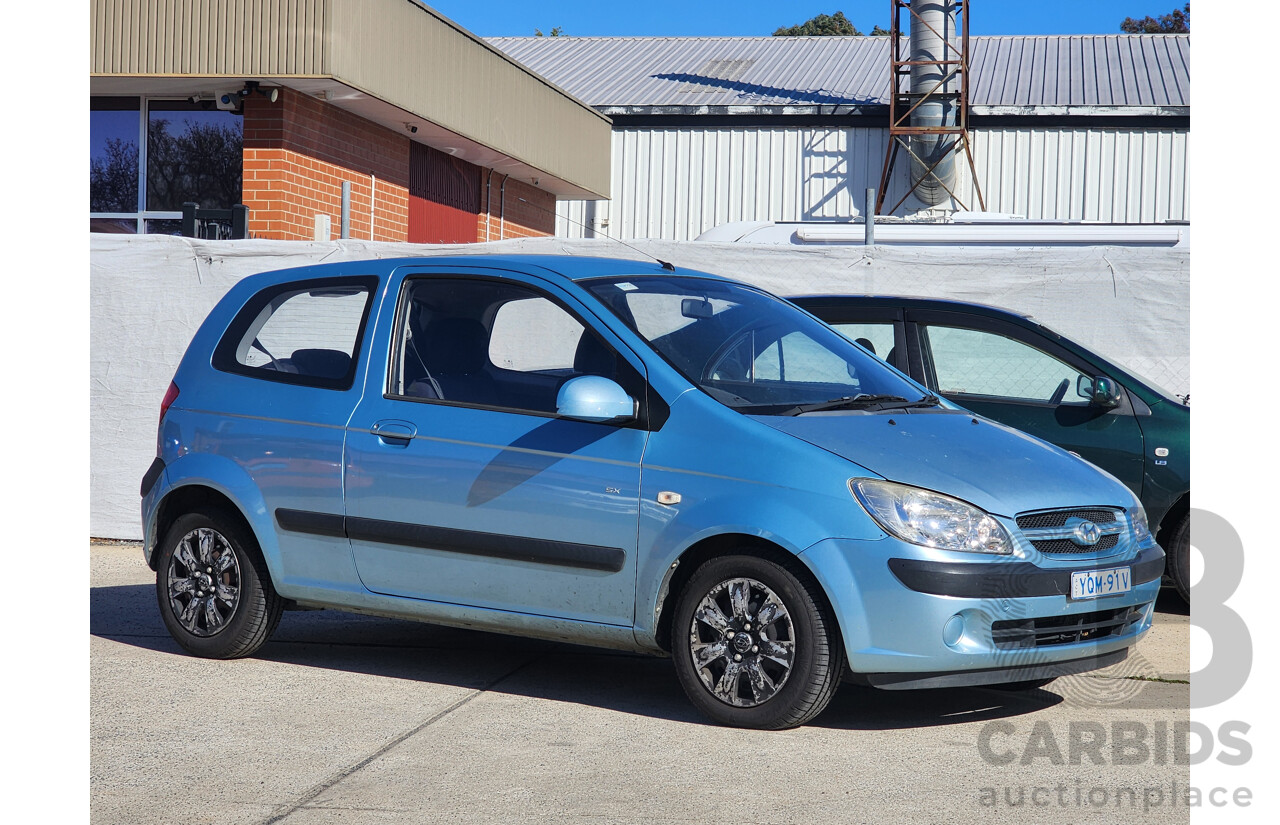2/2010 Hyundai Getz SX TB MY09 3d Hatchback Blue 1.6L