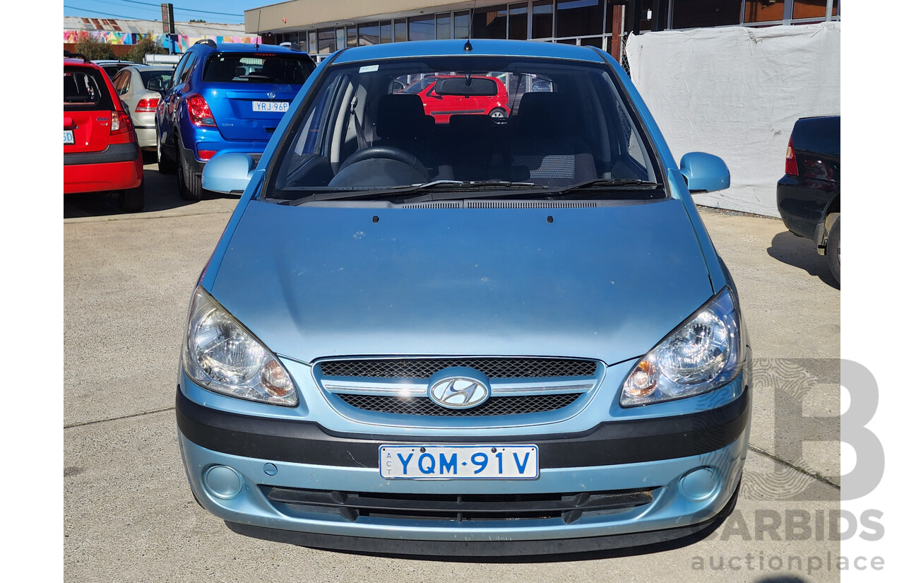 2/2010 Hyundai Getz SX TB MY09 3d Hatchback Blue 1.6L