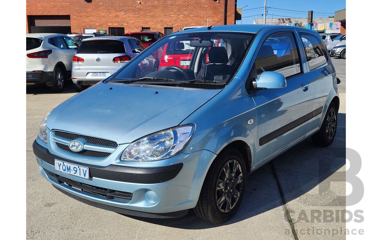 2/2010 Hyundai Getz SX TB MY09 3d Hatchback Blue 1.6L