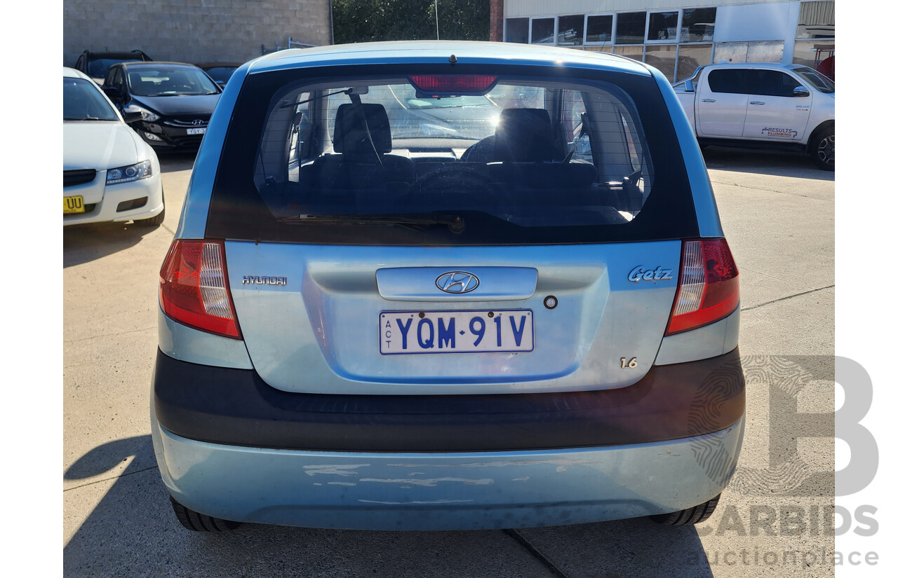2/2010 Hyundai Getz SX TB MY09 3d Hatchback Blue 1.6L
