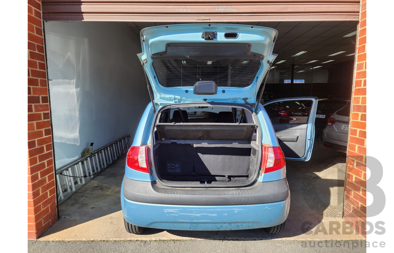 2/2010 Hyundai Getz SX TB MY09 3d Hatchback Blue 1.6L
