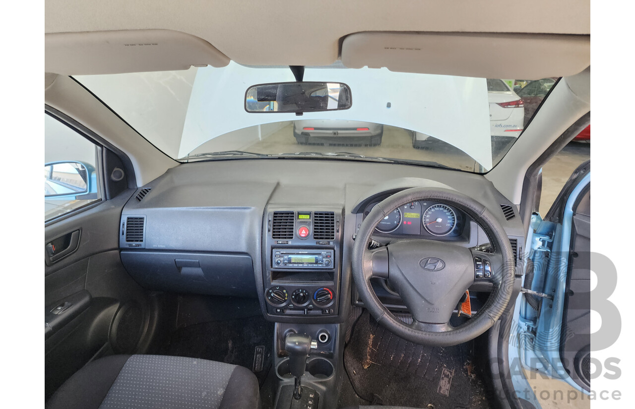 2/2010 Hyundai Getz SX TB MY09 3d Hatchback Blue 1.6L